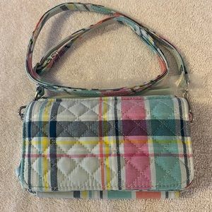 Pastel Plaid All in One Crossbody